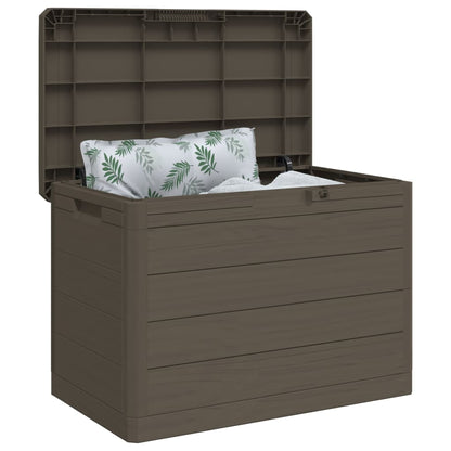 Outdoor-Kissenbox Braun 77,5x44,5x53 cm Polypropylen