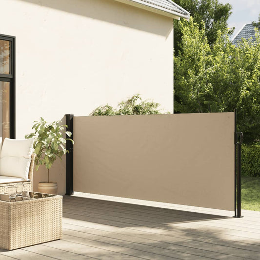 Seitenmarkise Ausziehbar Beige 100x300 cm