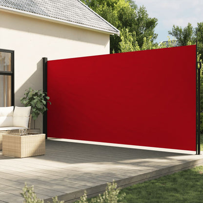 Seitenmarkise Ausziehbar Rot 220x500 cm