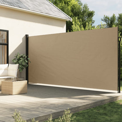 Seitenmarkise Ausziehbar Beige 200x600 cm