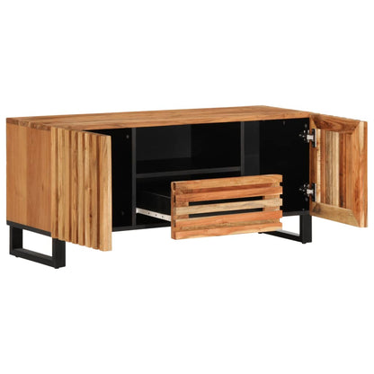 TV-Schrank 100x34x46 cm Massivholz Akazie