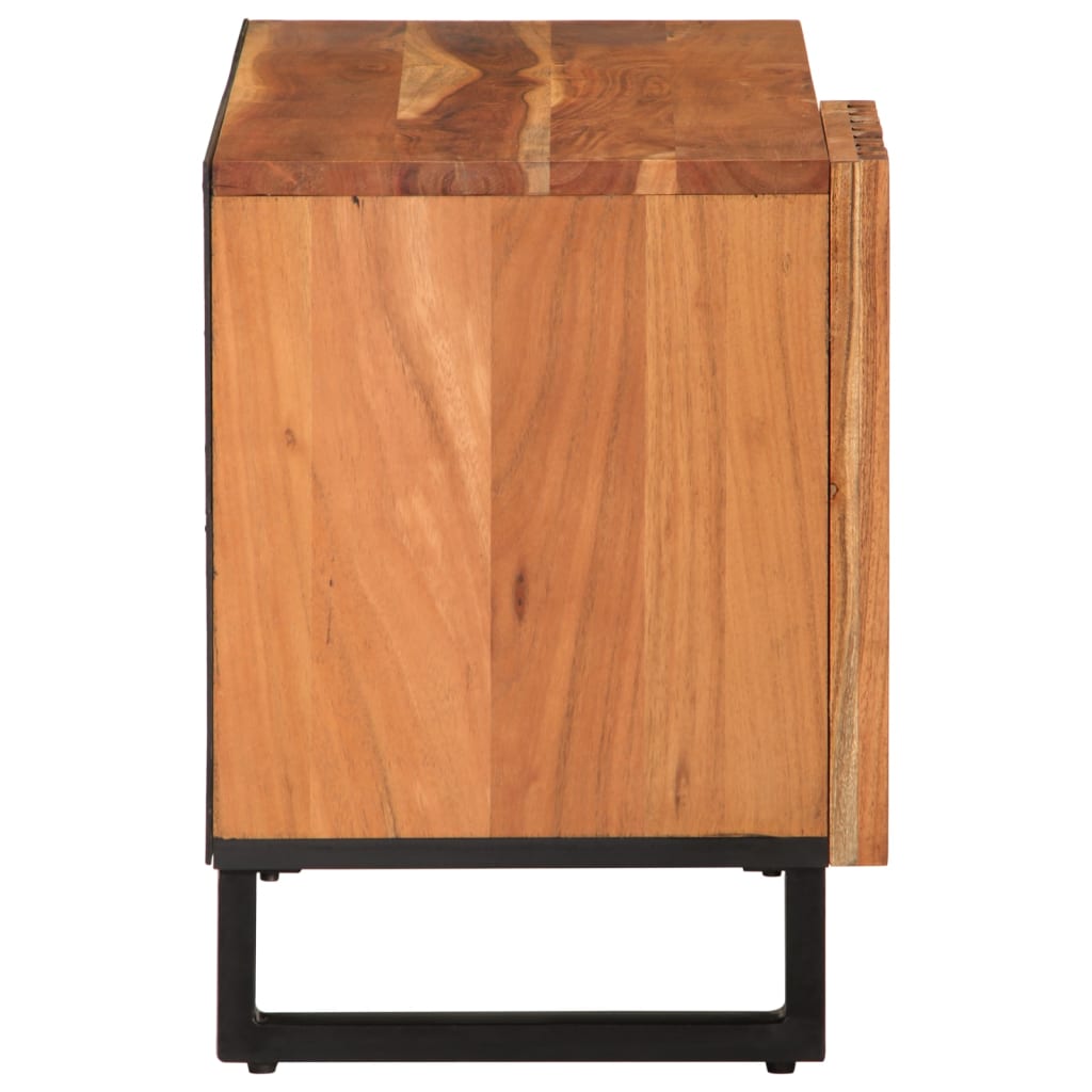 TV-Schrank 80x34x46 cm Massivholz Akazie