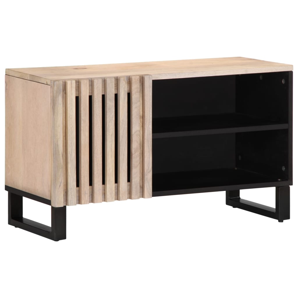 TV-Schrank 80x34x46 cm Massivholz Mango