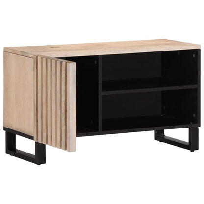 TV-Schrank 80x34x46 cm Massivholz Mango