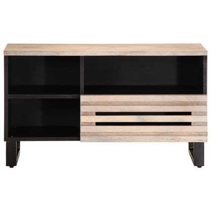 TV-Schrank 80x34x46 cm Massivholz Mango