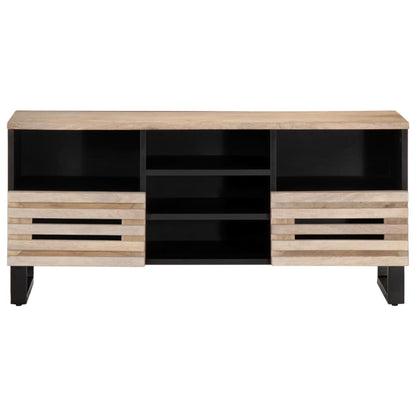 TV-Schrank 100x34x46 cm Massivholz Mango