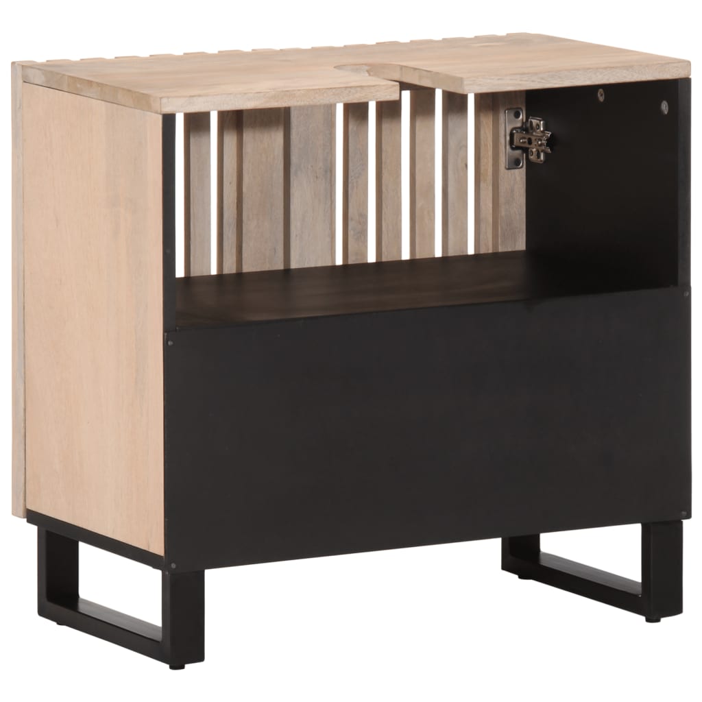 Waschbeckenunterschrank 62x34x58 cm Massivholz Mango