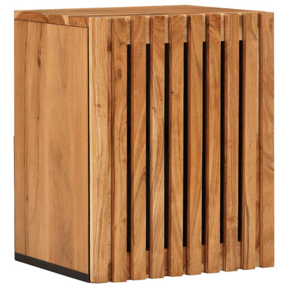 Bad-Wandschrank 38x34x48 cm Massivholz Akazie