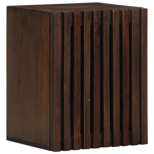 Bad-Wandschrank 38x34x48 cm Braun Massivholz Mango