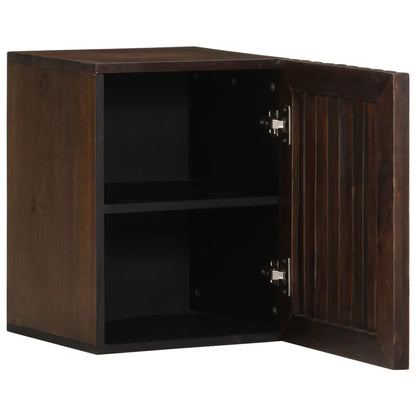 Bad-Wandschrank 38x34x48 cm Braun Massivholz Mango