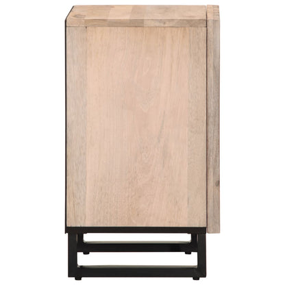 Badschrank 38x34x58 cm Massivholz Mango