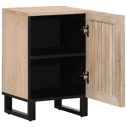 Badschrank 38x34x58 cm Massivholz Mango