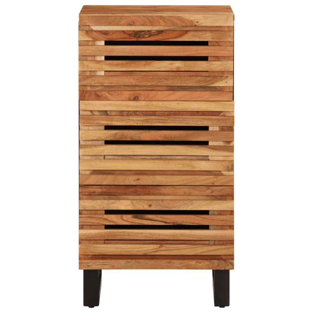 Sideboard 40x34x75 cm Massivholz Akazie