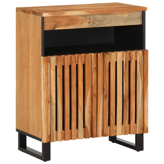 Sideboard 60x34x75 cm Massivholz Akazie