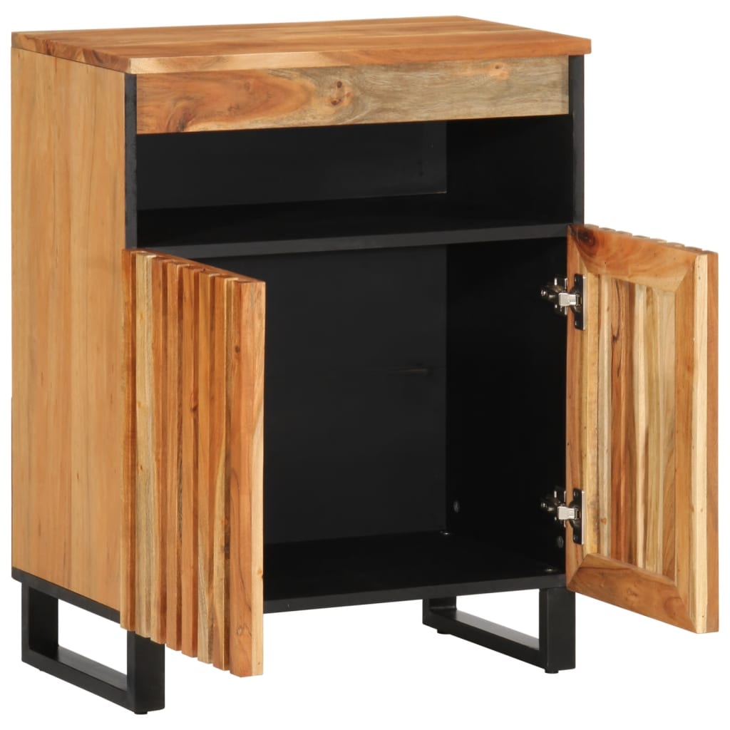 Sideboard 60x34x75 cm Massivholz Akazie