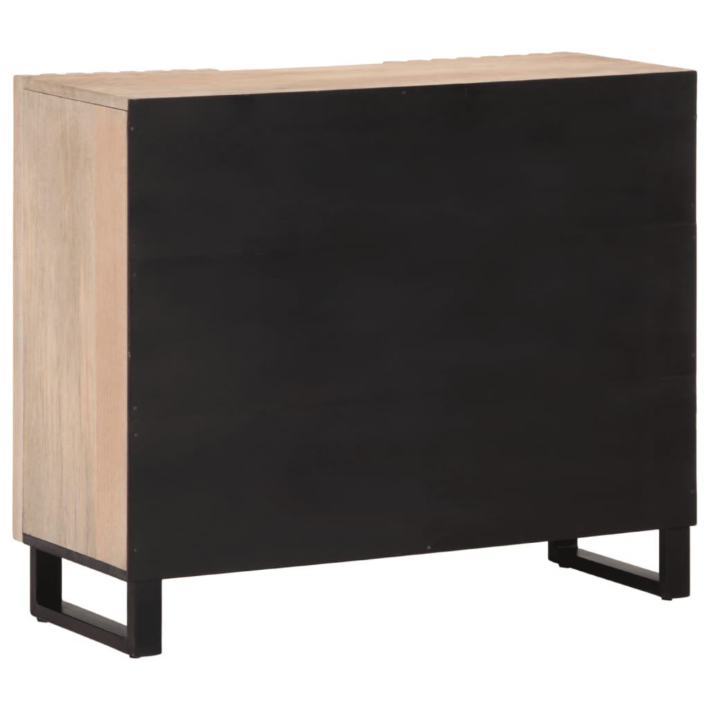 Sideboard 90x34x75 cm Massivholz Mango