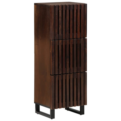 Highboard Braun 40x34x110 cm Massivholz Mango