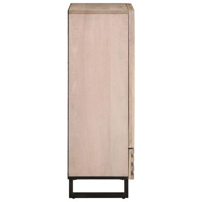 Highboard 60x34x100 cm Massivholz Mango