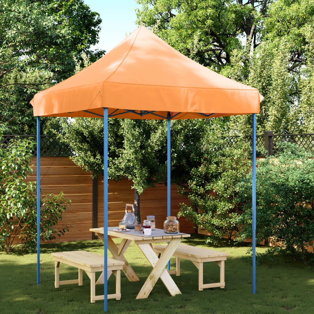 Partyzelt Faltbar Pop-Up Orange 200x200x306 cm