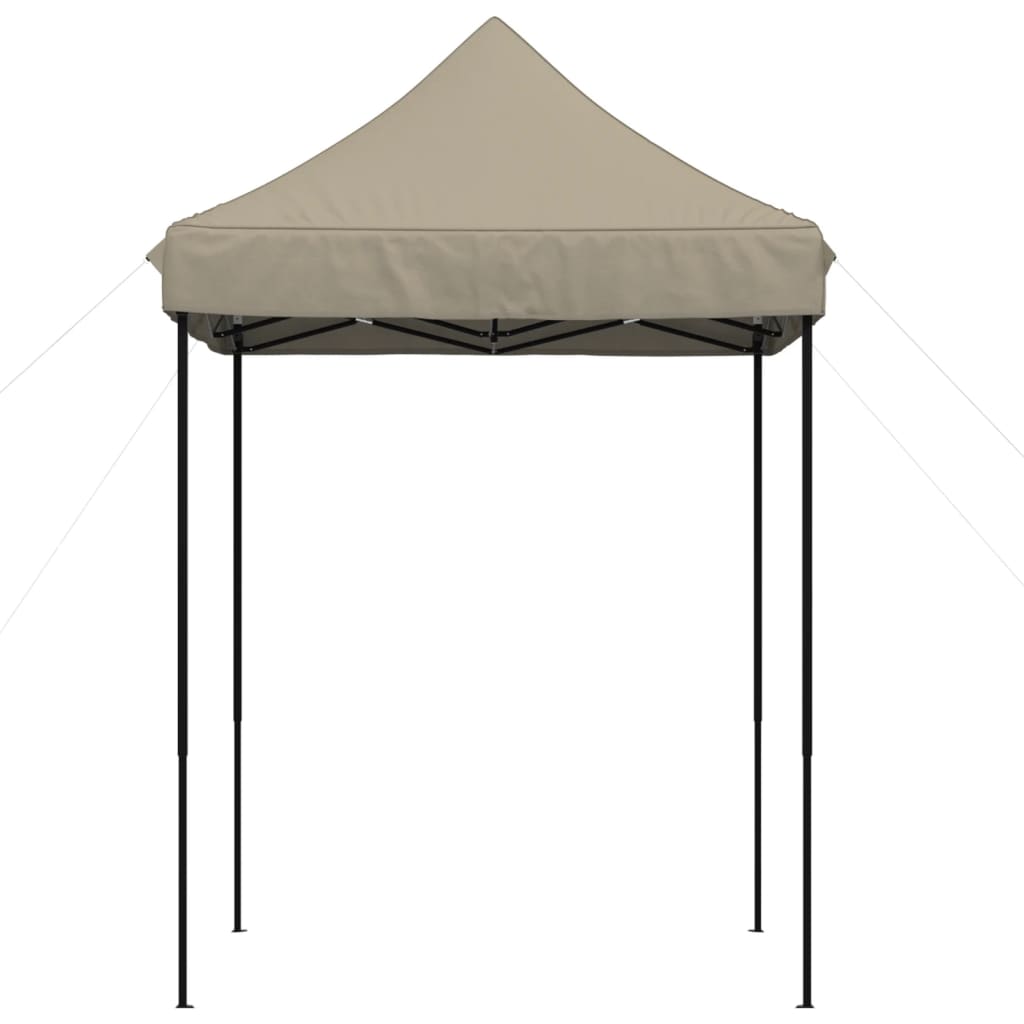 Partyzelt Faltbar Pop-Up Taupe 200x200x306 cm