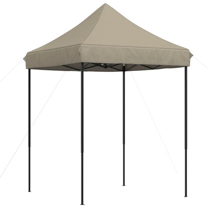 Partyzelt Faltbar Pop-Up Taupe 200x200x306 cm