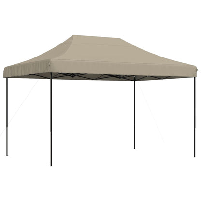 Partyzelt Faltbar Pop-Up Taupe 410x279x315 cm