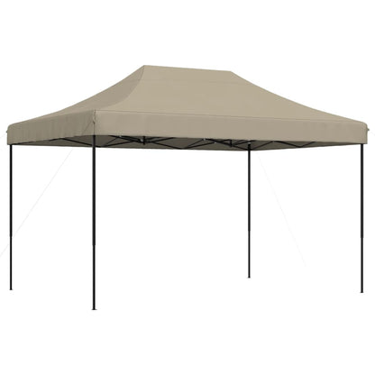 Partyzelt Faltbar Pop-Up Taupe 410x279x315 cm