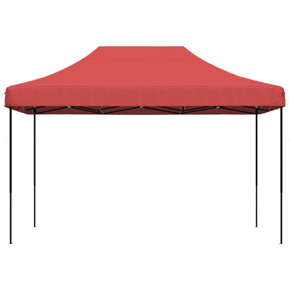 Partyzelt Faltbar Pop-Up Burgunderrot 410x279x315 cm