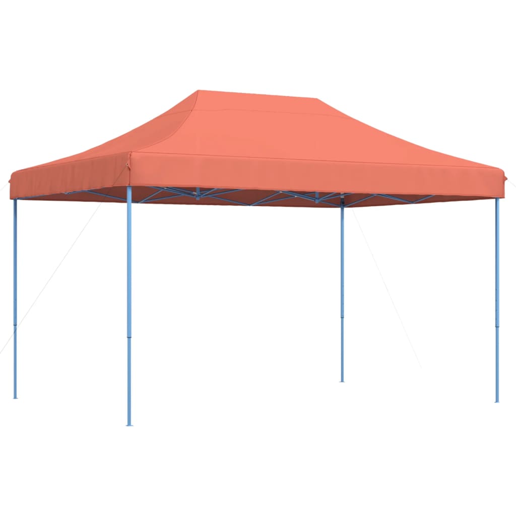 Partyzelt Faltbar Pop-Up Terrakottarot 410x279x315 cm