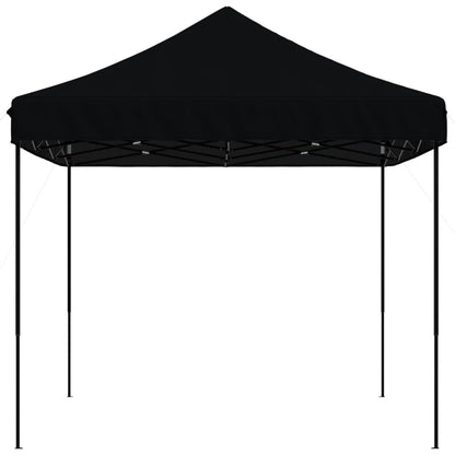 Partyzelt Faltbar Pop-Up Schwarz 410x279x315 cm