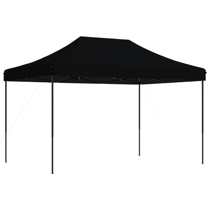 Partyzelt Faltbar Pop-Up Schwarz 410x279x315 cm