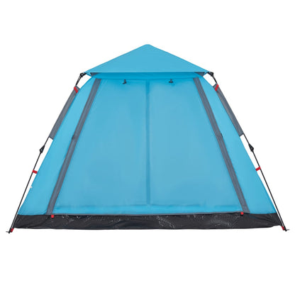 Kuppel-Campingzelt 5 Personen Blau Quick Release