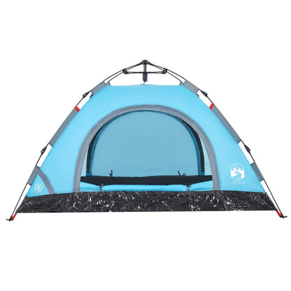 Campingzelt 2 Personen Blau Quick Release