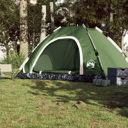 Campingzelt 5 Personen Grün Quick Release