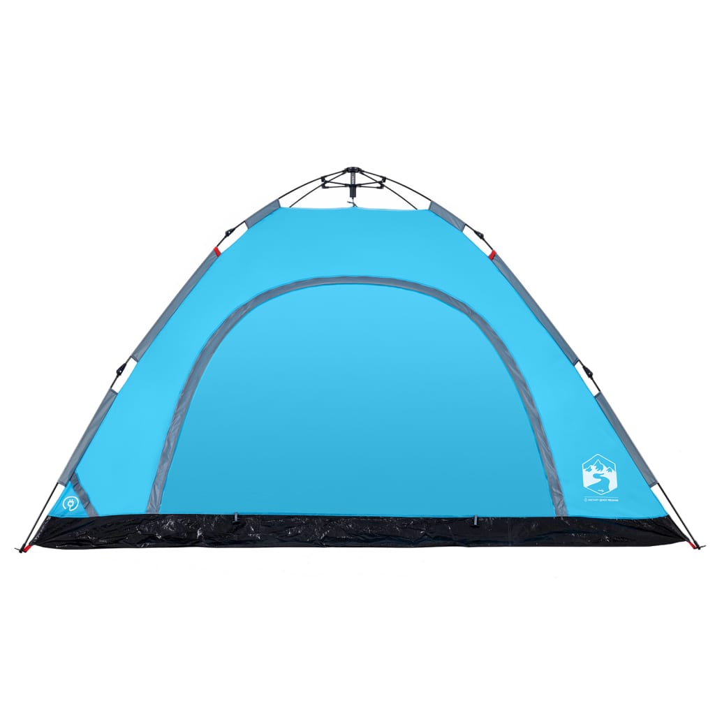 Campingzelt 5 Personen Blau Quick Release