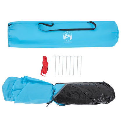 Campingzelt 5 Personen Blau Quick Release