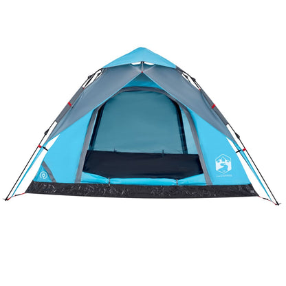 Kuppel-Campingzelt 5 Personen Blau Quick Release