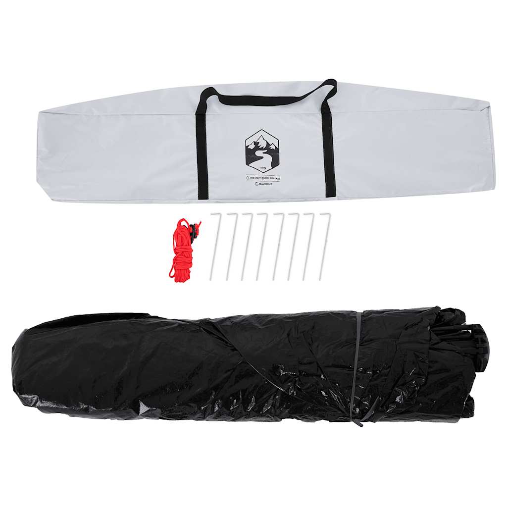 Kuppel-Campingzelt 5 Personen Weiß Verdunkelt Quick Release