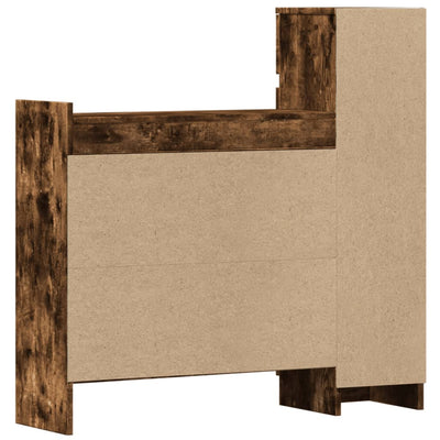 Schuhschrank Räuchereiche 100,5x28x100 cm Holzwerkstoff