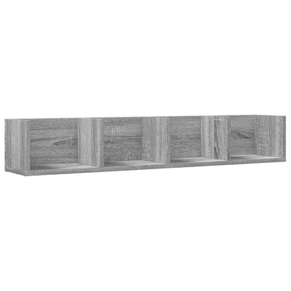 Wandschrank Grau Sonoma-Eiche 99x18x16,5 cm Holzwerkstoff