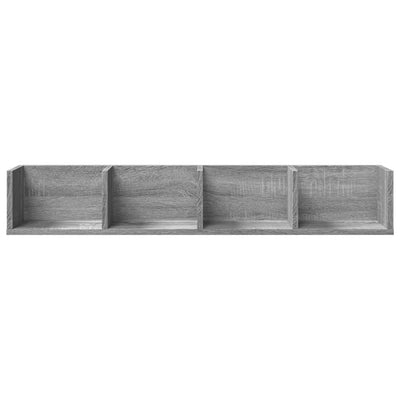 Wandschrank Grau Sonoma-Eiche 99x18x16,5 cm Holzwerkstoff