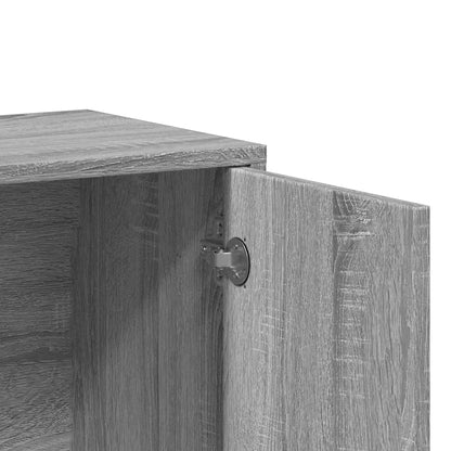 Sideboard Grau Sonoma-Eiche 60x31x70 cm Holzwerkstoff