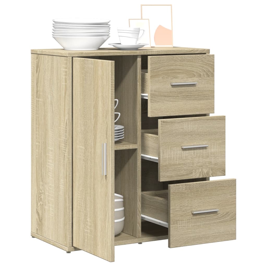 Sideboard Sonoma-Eiche 60x31x70 cm Holzwerkstoff