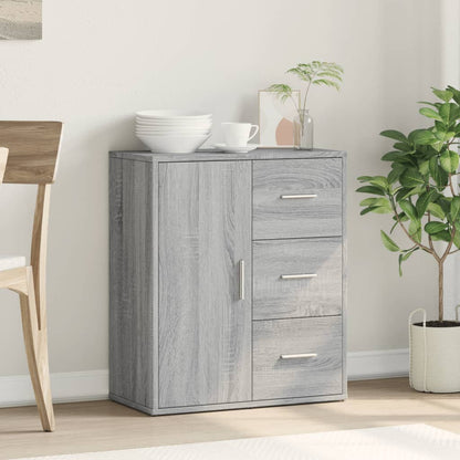 Sideboard Grau Sonoma-Eiche 60x31x70 cm Holzwerkstoff