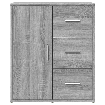 Sideboard Grau Sonoma-Eiche 60x31x70 cm Holzwerkstoff