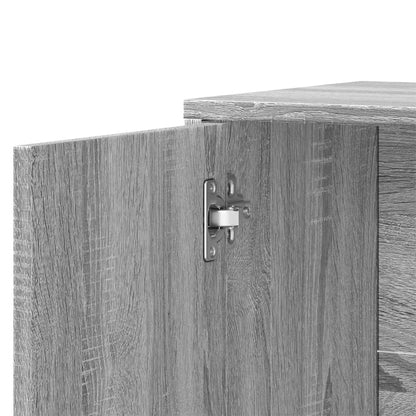 Sideboard Grau Sonoma-Eiche 60x31x70 cm Holzwerkstoff