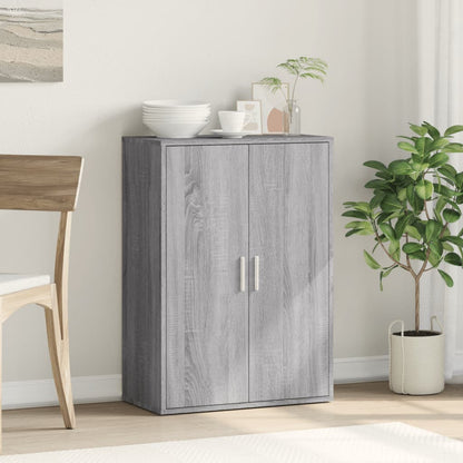 Sideboard Grau Sonoma 60x31x84 cm Holzwerkstoff