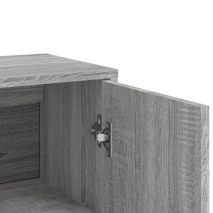 Sideboard Grau Sonoma 60x31x84 cm Holzwerkstoff