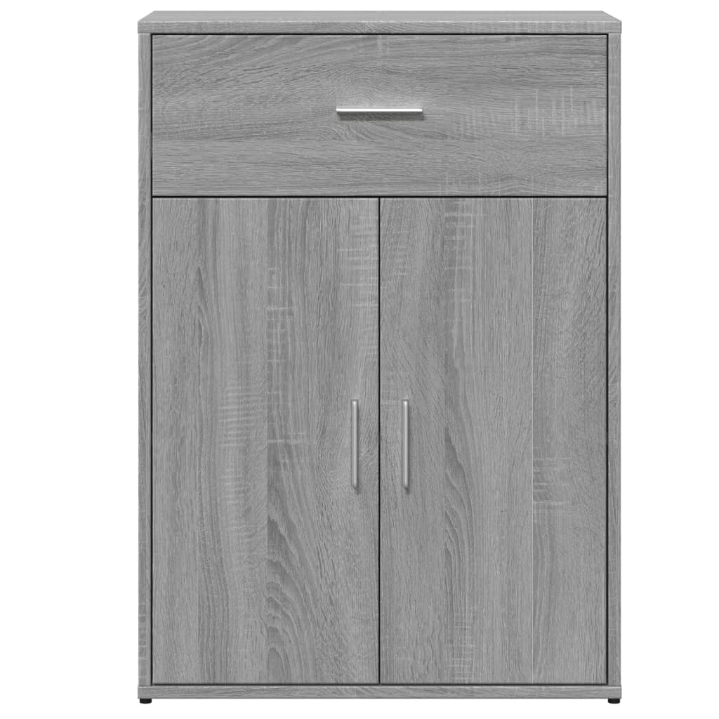 Sideboard Grau Sonoma 60x30x84 cm Holzwerkstoff