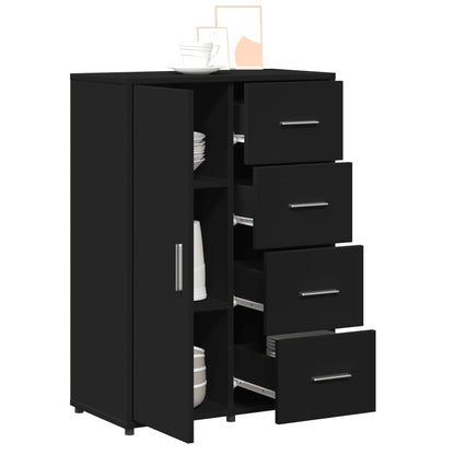 Sideboard Schwarz 60x31x84 cm Holzwerkstoff